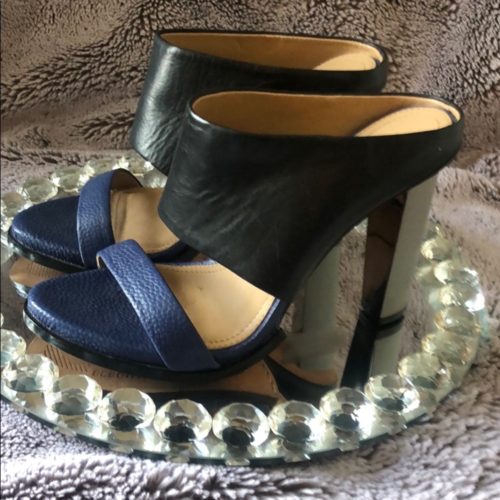 BCBG Maxazria two tone heels